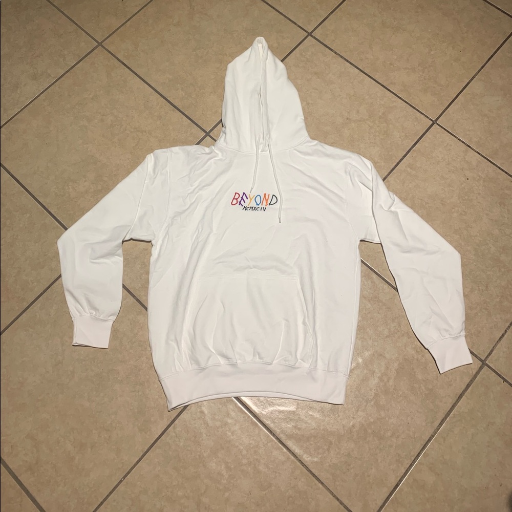 Beyond Co. Season 1 White Unisex Pullover Hoodie
